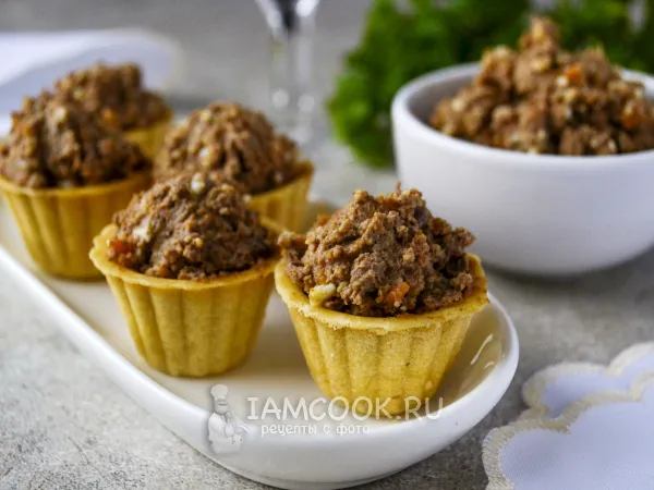 Фото блюда: Паштет из куриной печени и сердечек