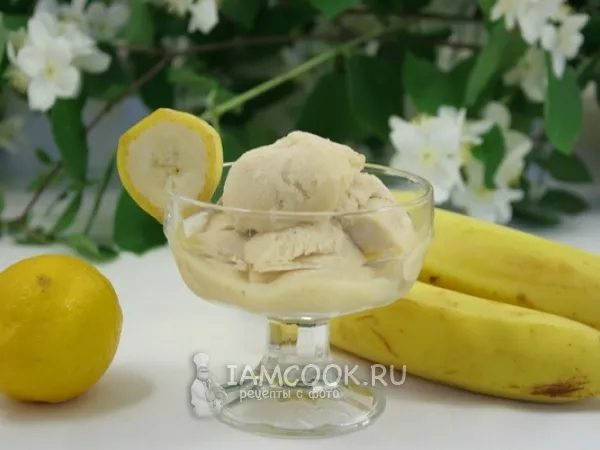 Фото блюда: Бананово-лимонный сорбет