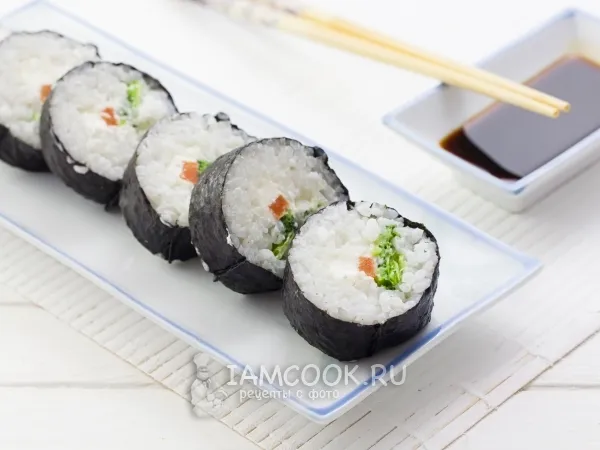 Фото блюда: Вегетарианские роллы