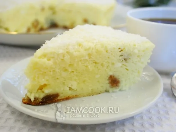 Фото блюда: Творожный пирог в мультиварке