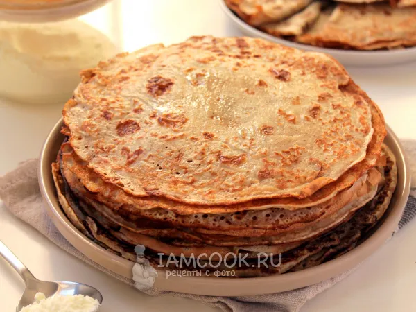 Фото блюда: Блины на сухом молоке без яиц