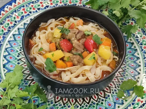 Фото блюда: Лагман из баранины с картошкой