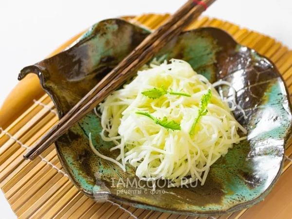 Фото блюда: Кольраби по-корейски