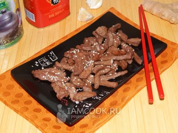Фото блюда: Говядина по-китайски