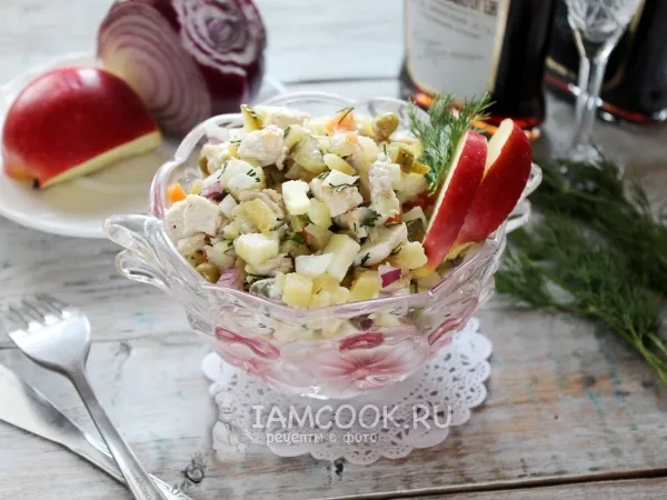 Фото готового блюда: «Оливье» без яиц