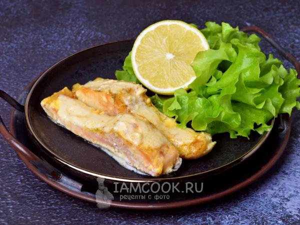 Фото блюда: Семга в соусе «Авголемоно»