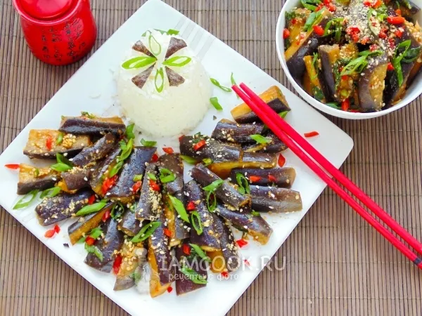 Фото готового блюда: Gaji-namul или баклажаны по-корейски