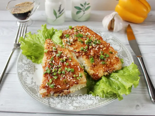 Фото блюда: Камбала по-корейски