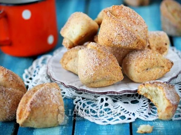 Фото готового блюда: Творожное печенье «Треугольники»