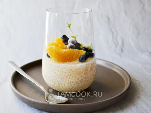 Фото блюда: Десерт из тапиоки