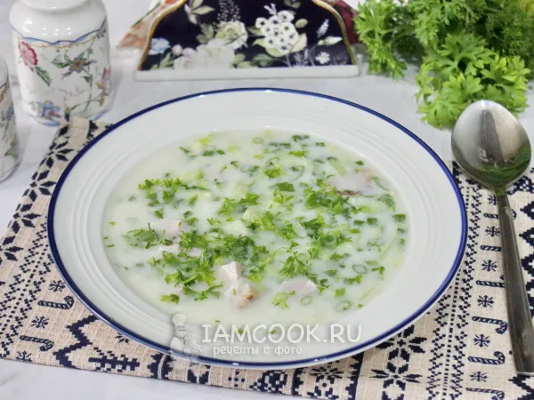 Фото блюда: Окрошка на мацони