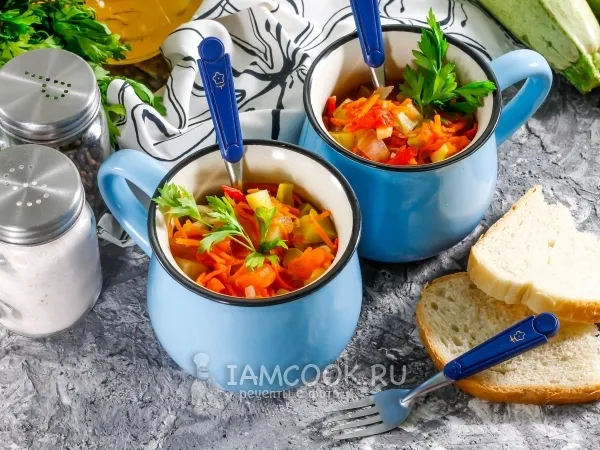 Фото блюда: Кабачковая икра в микроволновке