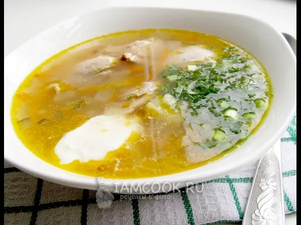 Фото блюда: Рассольник с курицей и булгуром