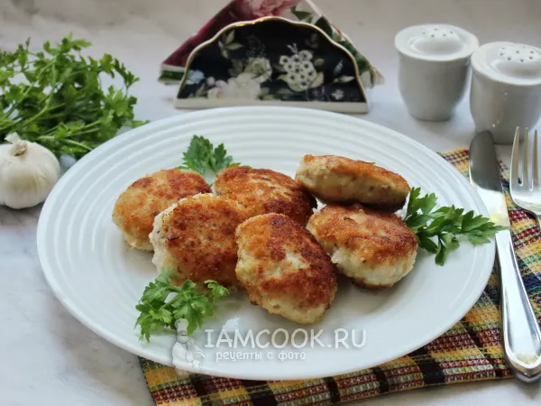 Фото блюда: Котлеты с беконом и сыром