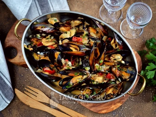 Фото блюда: Мидии по-провански