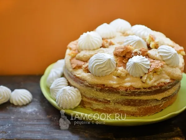 Фото готового блюда: Заварной крем со сгущенкой