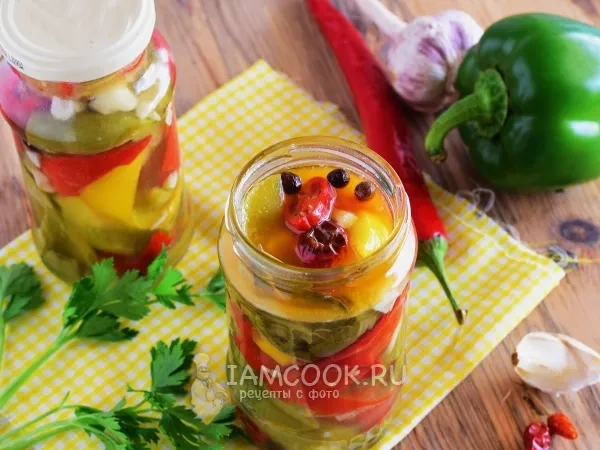 Фото блюда: Перец в собственном соку на зиму