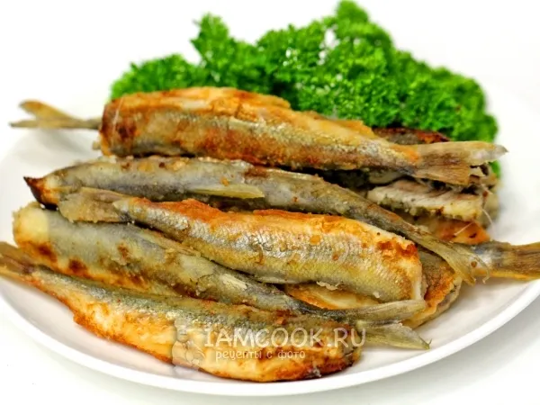 Фото блюда: Корюшка жареная