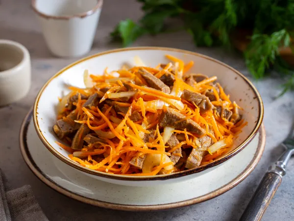 Фото блюда: Хе из говяжьего языка по-корейски