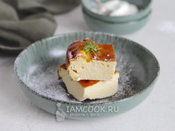 Фото блюда: Творожная запеканка с миндальной мукой