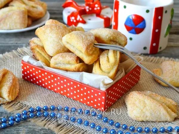 Фото блюда: Печенье творожное «Конвертики»