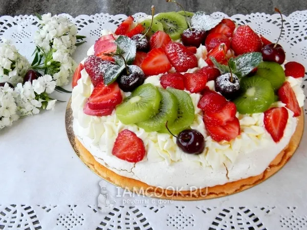 Фото блюда: Торт «Павлова»