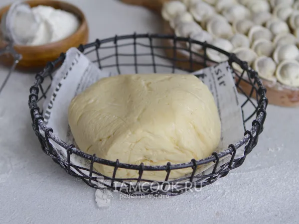 Фото блюда: Тесто на пельмени на дрожжах