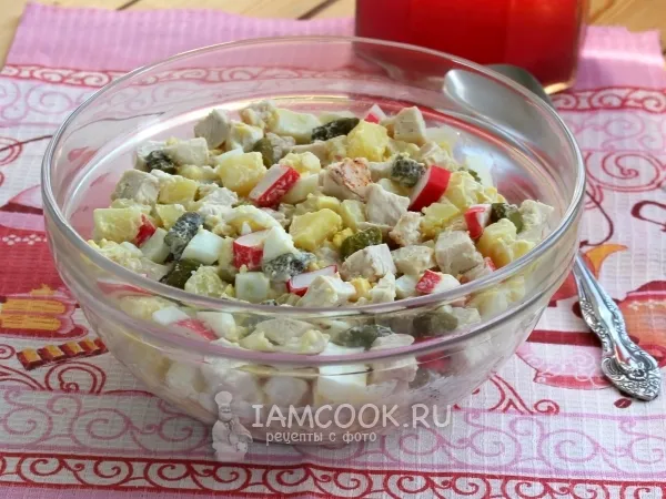 Фото готового блюда: Салат «Столичный»