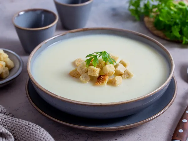 Фото блюда: Суп-пюре из кольраби