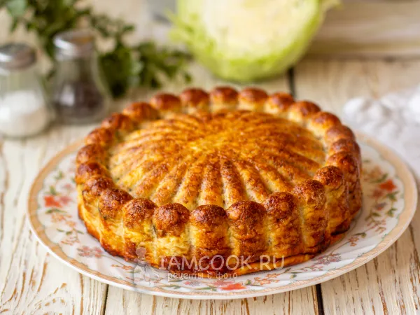 Фото блюда: Диетический пирог с капустой