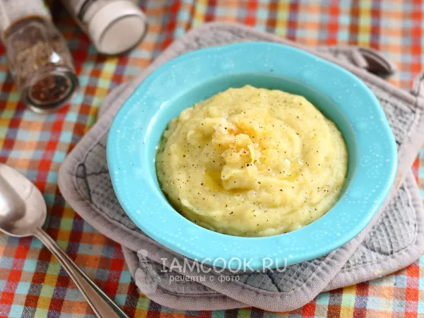 Фото готового блюда: Пюре из картофеля и капусты