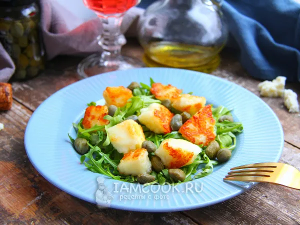 Фото блюда: Жареный сыр халуми