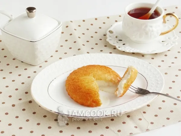 Фото готового блюда: Жареное мороженое в тостовом хлебе