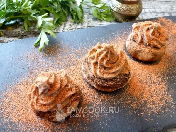 Фото блюда: Шампиньоны, фаршированные чечевицей