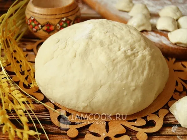 Фото готового блюда: Тесто для пельменей на сухом молоке и яичном порошке