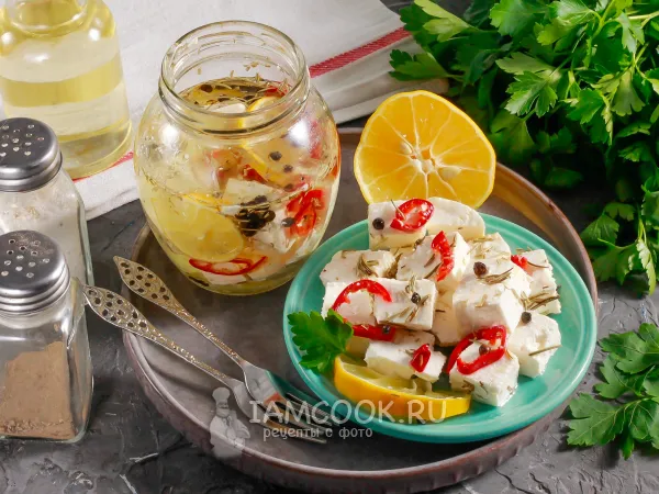 Фото готового блюда: Маринованная брынза