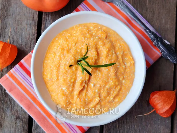 Фото блюда: Тыквенное пюре с творогом