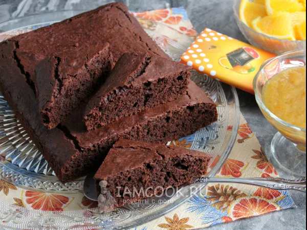 Фото блюда: Апельсиновый брауни