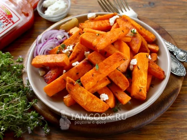 Фото готового блюда: Батат с тимьяном