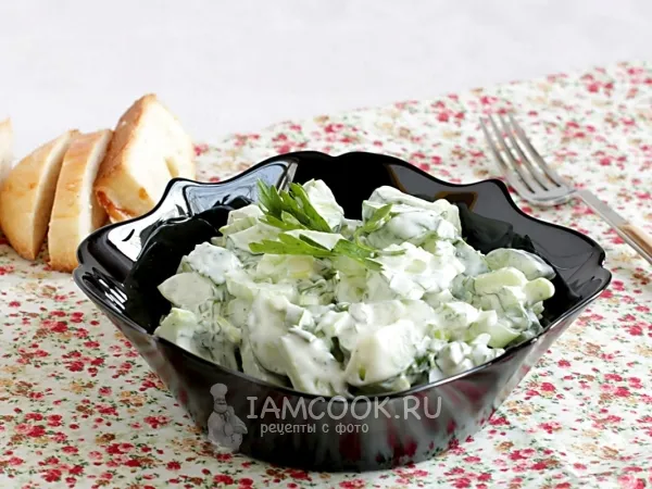 Фото блюда: Огуречный салат