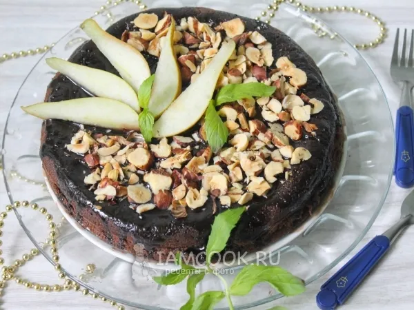 Фото блюда: Шоколад на кипятке в глазури с орехами