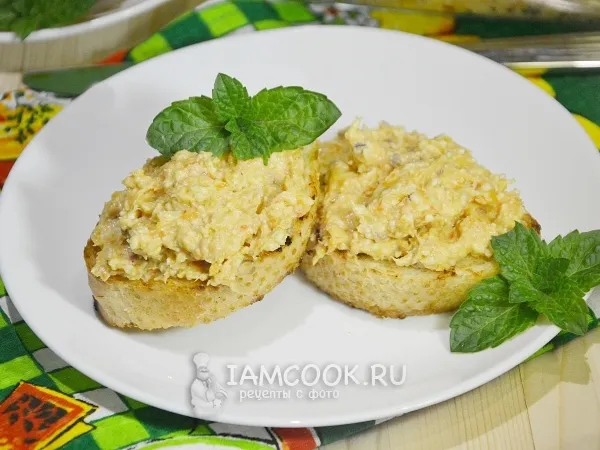 Фото блюда: Паштет из сельди с морковью и плавленным сыром