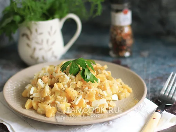 Фото готового блюда: Немецкий картофельный салат (без колбасы)