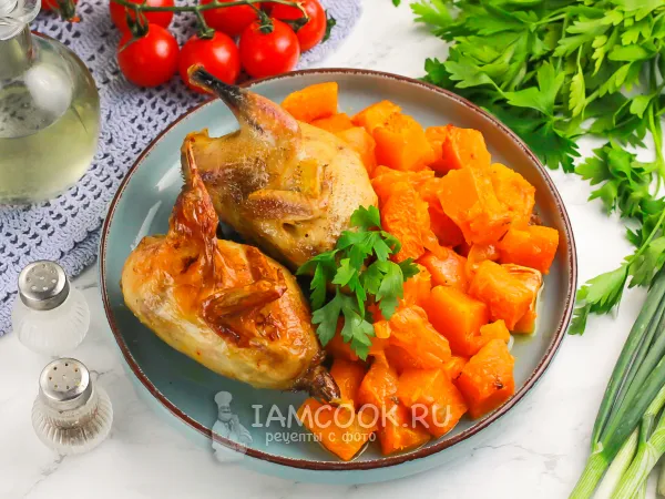 Фото блюда: Тыква с перепелкой