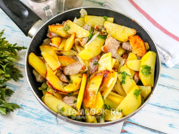 Фото готового блюда: Жареха из свинины