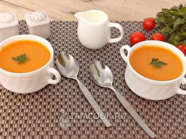 Фото блюда: Суп-пюре из кабачков с рисом