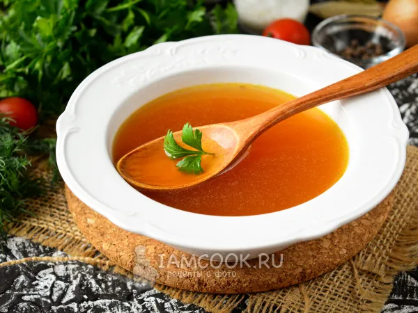 Фото блюда: Постный бульон