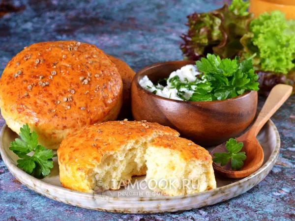 Фото блюда: Еврейские лепешки с сыром и кориандром