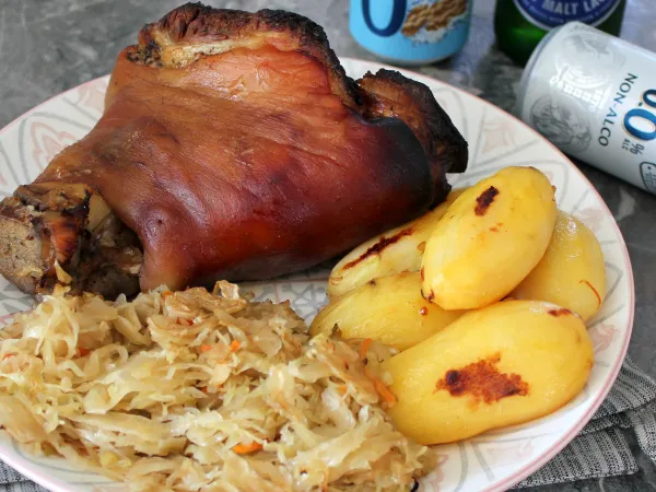 Фото готового блюда: Айсбайн (свиная рулька по-немецки)