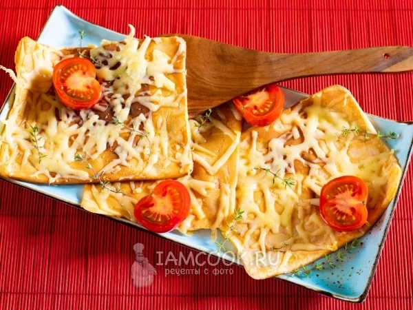 Фото блюда: Пицца-блин